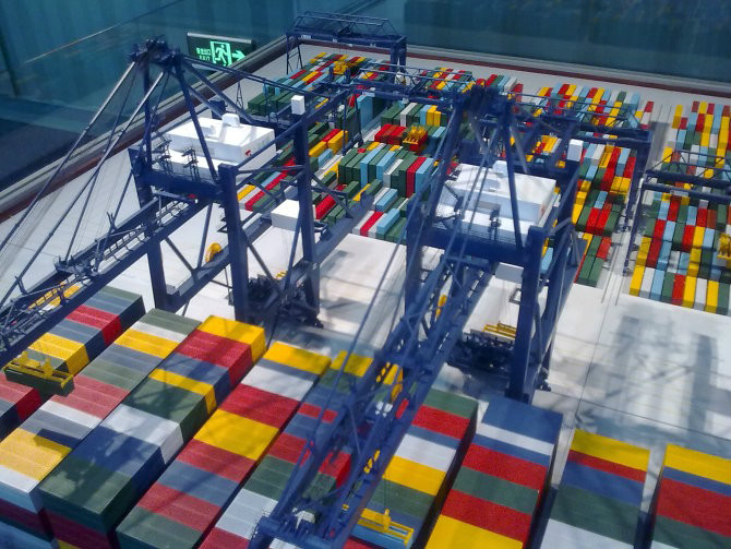 云阳县港口集装箱堆场